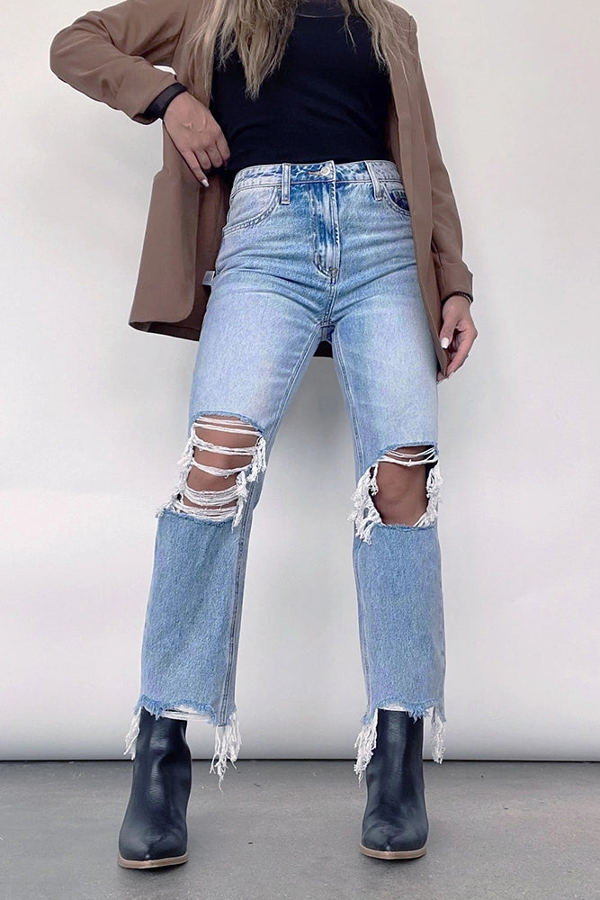 Nova Girl Ripped Jeans