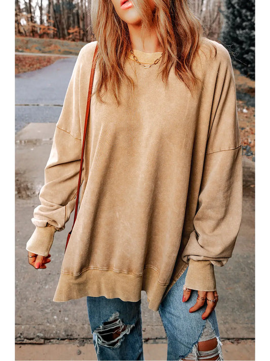 Tan Oversized Sweater